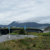 Nabij het aquarium van Alesund.