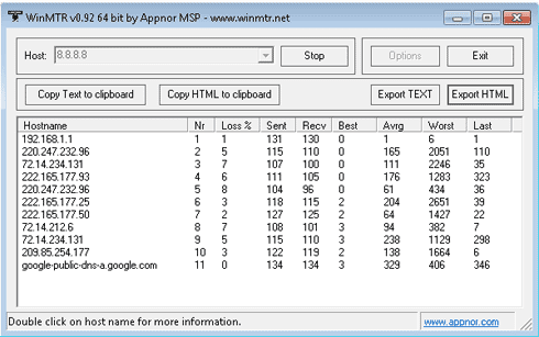 windows mtr traceroute trace operating install system hostname ip address want file type