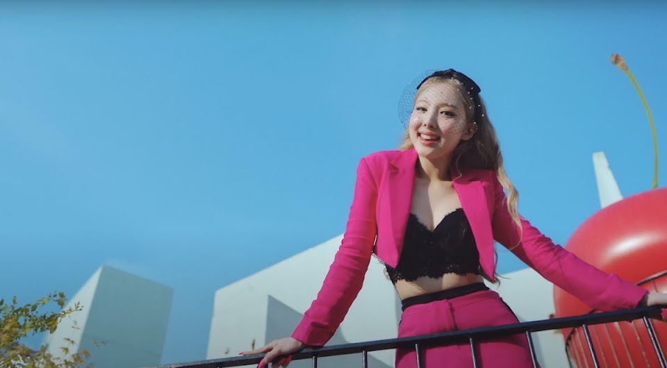 TWICE Member Nayeon's Louis Vuitton One-Piece in “POP!” Is Actually a Towel