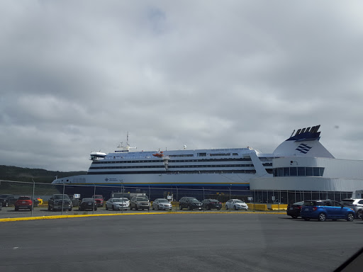 Marine Atlantic Ferry - from the parking lot. Every Journey Matters: Marine Atlantic Ferries to Newfoundland