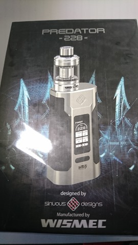 DSC 2382 thumb%25255B2%25255D - 【MOD】「Wismec Predator 228 with Elaboキット」レビュー。プレデターといえばあのハンターを思い出すよねなデュアルバッテリーとアトマのウィズメックプレデターキット。