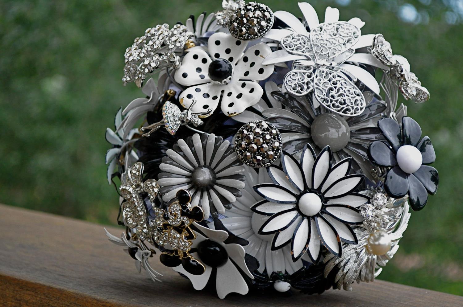 black and silver weddings