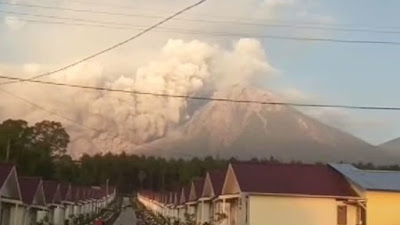 Warga Dihimbau Agar Tidak Beraktivitas Di Sepanjang Aliran Lahar Gunung Semeru