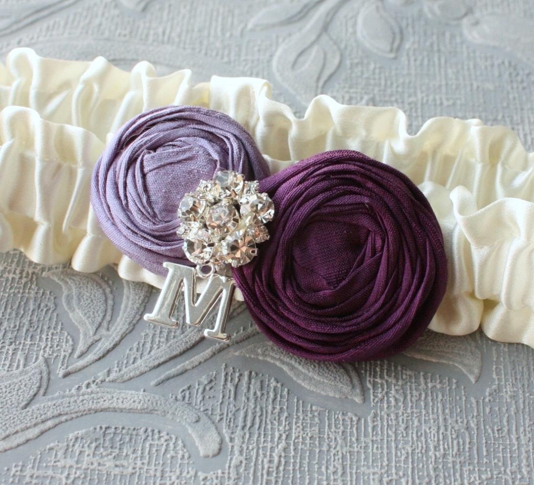 Bridal Garter in Ivory and