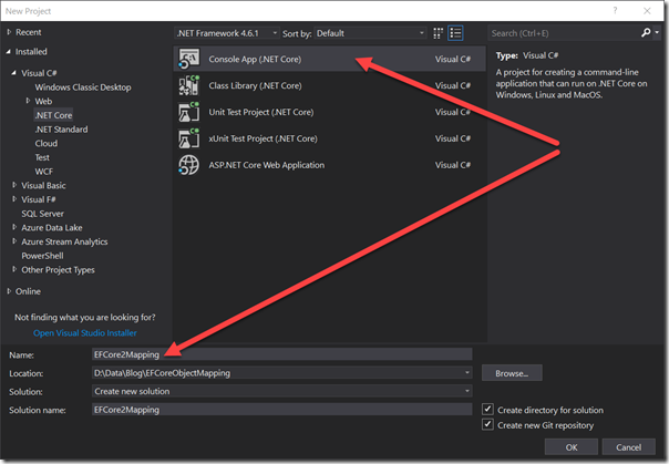 new-project-entity-framework-core new-project-entity-framework-core