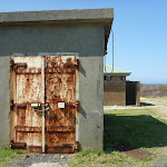 Buildings and locked toilet near helicopter shed (310394)