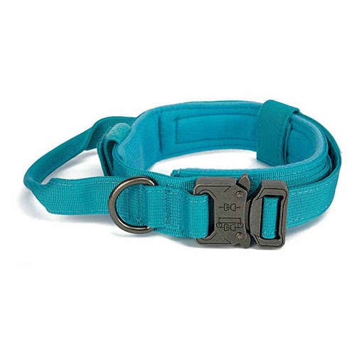 Title 9, Simple Solid Color Outdoor Traction Pet Collar....