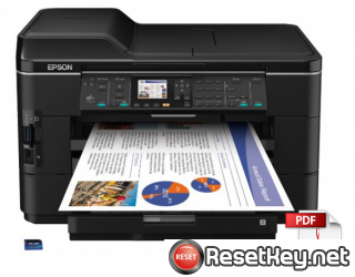 Resetting Epson WorkForce WF-7012 printer Waste Ink Counter