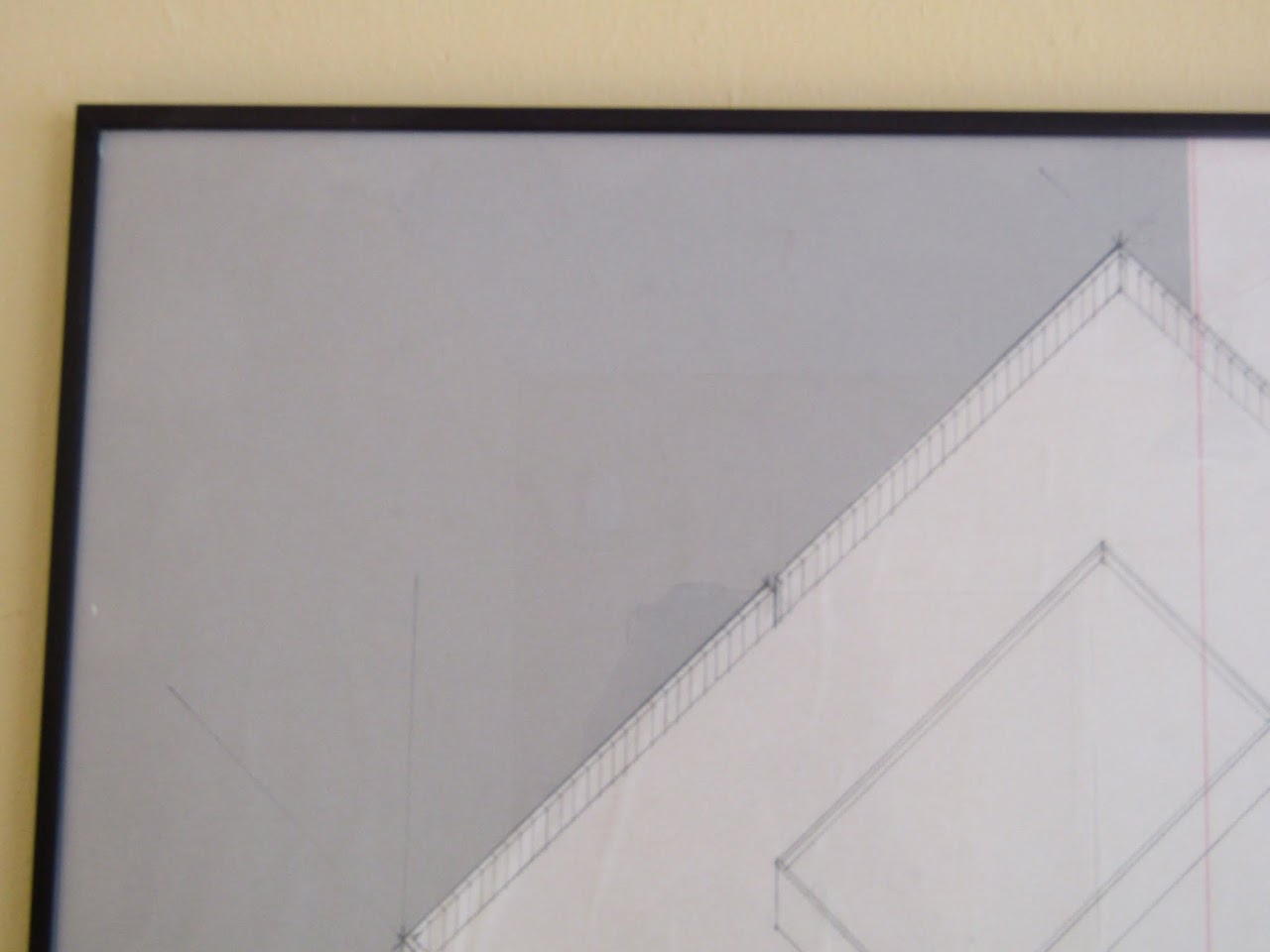 Signed Architectural Drawing