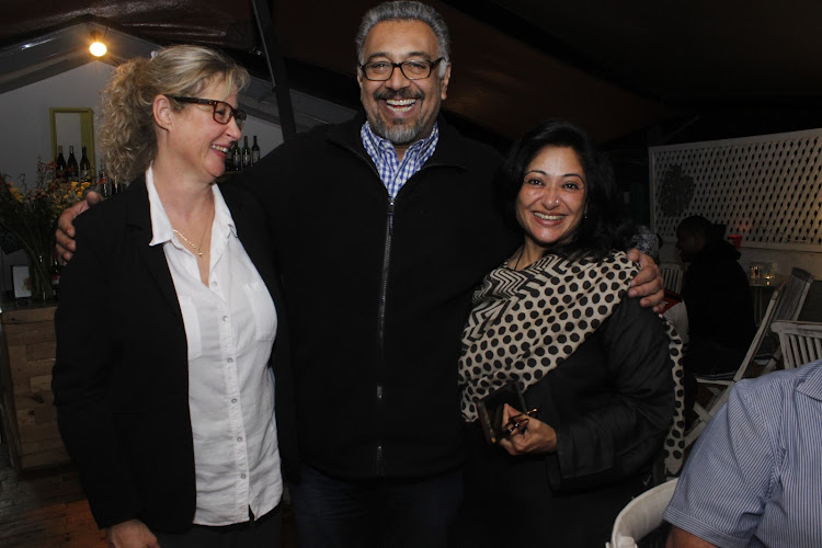 Celeste de Vries, Assistant Gov's Rotary's Kulvees Mrgat and Unicorn Insurance Brokers' Runa Shamita