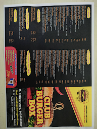 Club Burger Box menu 2