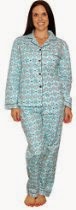 <br />bSoft Women's Bamboo Flannel Classic Button Up Pajamas