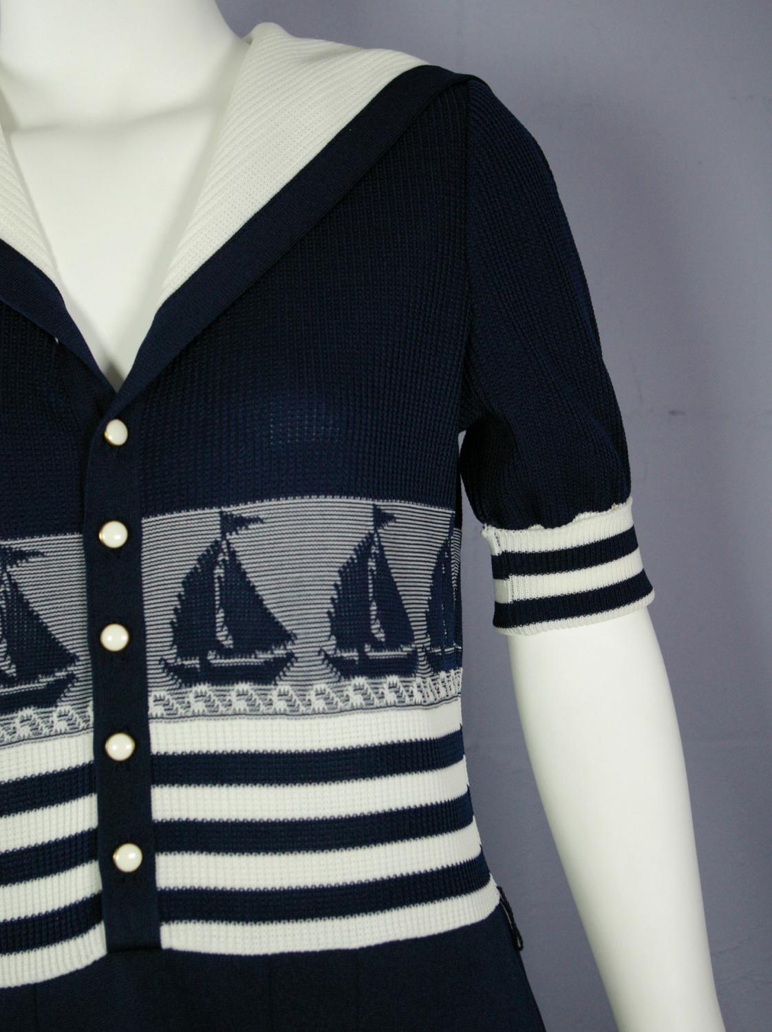 Dress : blue sailboat etsy