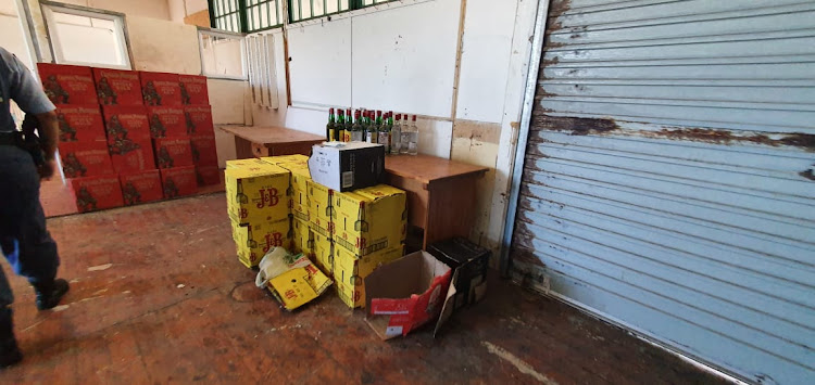 Some of the liquor that was stolen in a hijacking in Port Elizabeth on Thursday morining