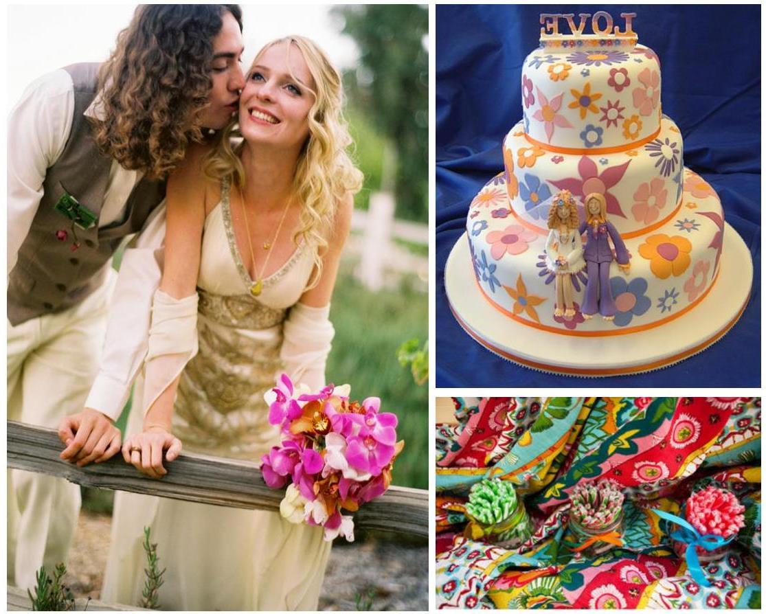 a hippie chic wedding.