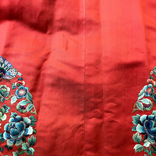 Antique Silk Hand-Embroidered Kimono