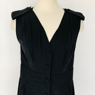 Fendi Sleeveless Black Shirtdress