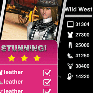 Style Me Girl Level 37 - Wild West - Meena - Stunning! Three Stars