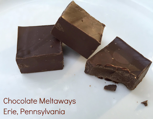 Chocolate meltaways from Romolo Chocolates, one of the three chocolate places you must visit in Erie, Pennsylvania