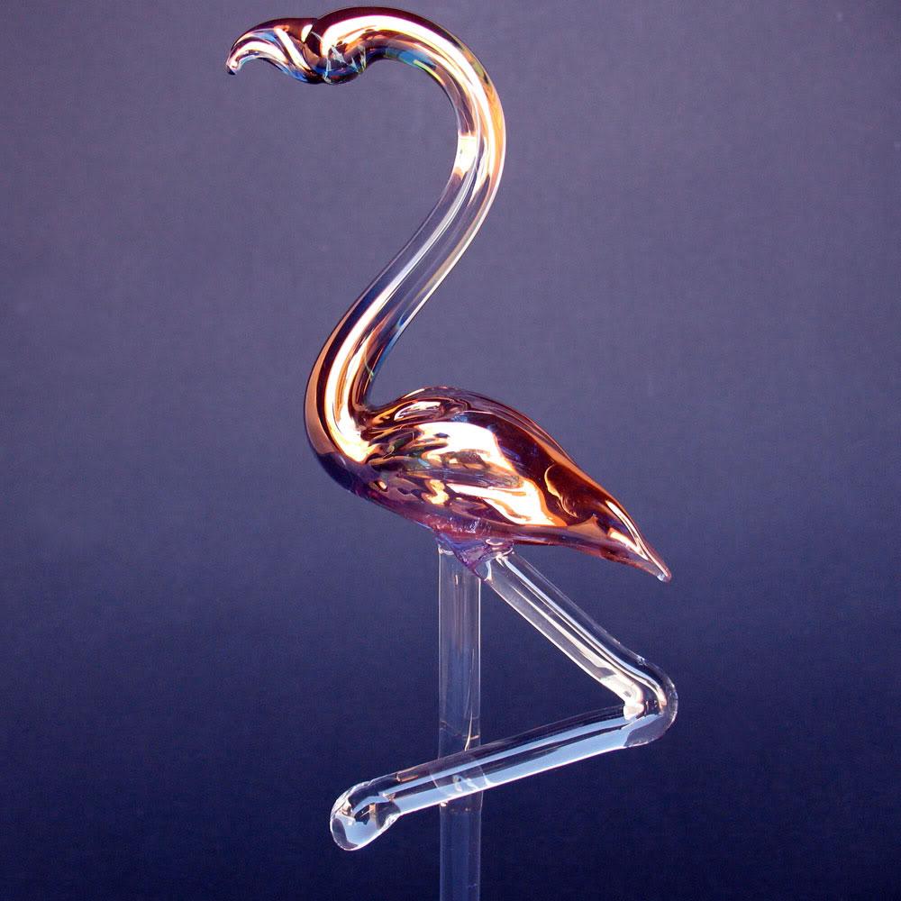 Pink Flamingo Figurine of Hand