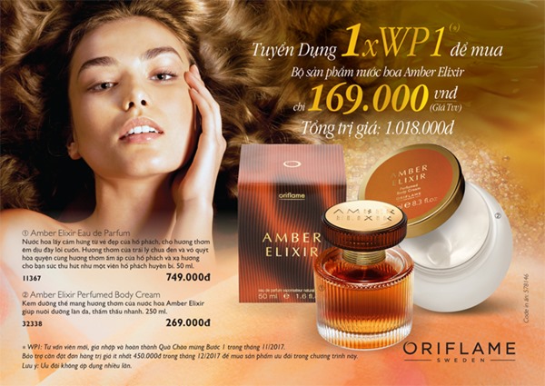 Chương trình ưu đãi dành cho tư vấn viên Oriflame 11-2017