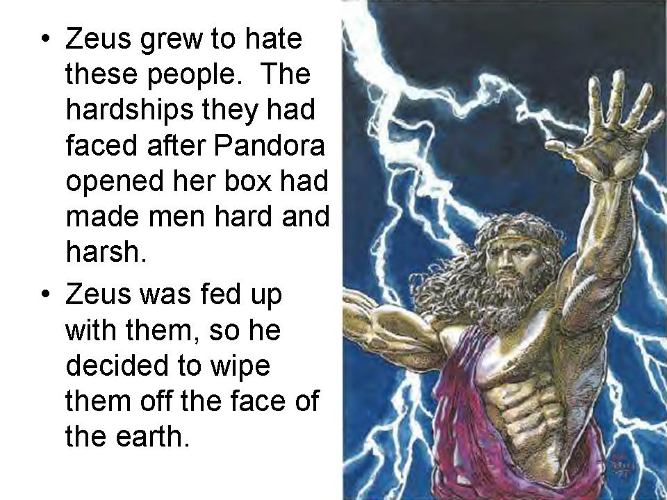 Dr Perry S Stash Of Useful Information The Great Flood Greek Mythology