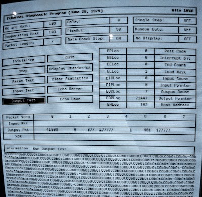 The Ethernet Diagnostic Program can be used to test the Ethernet. It has a simple GUI.