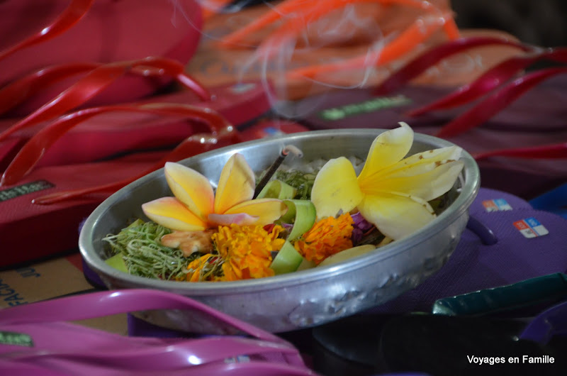 Ubud offerings