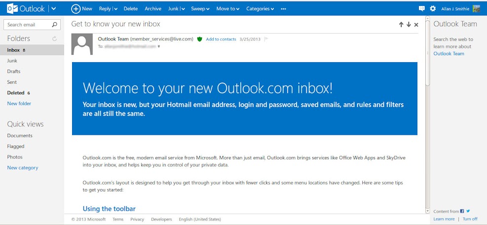 Microsoft Outlook.com Review