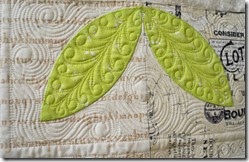 Judy Egan Leaf quilting