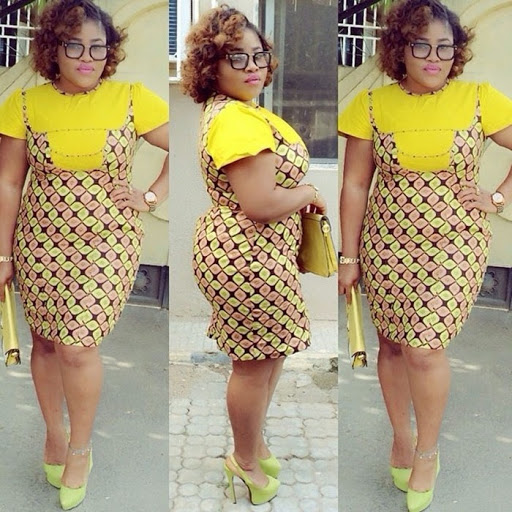 ankara styles for big tummy ladies