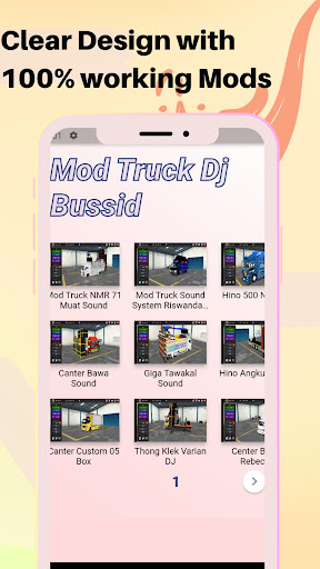 Screenshot Mod Bussid Truck Oleng Dj
