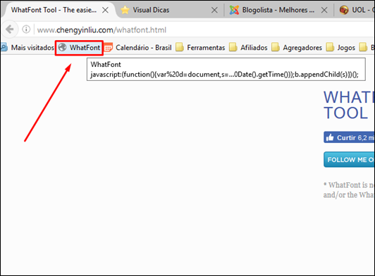 Como identificar fontes usadas em um website - Visual Dicas