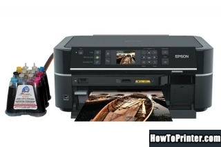 Reset Epson TX659 printer use Epson reset software