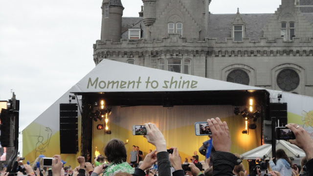 Olympic Torch in Aberdeen