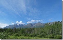 Between Haines Junction headed for Haines