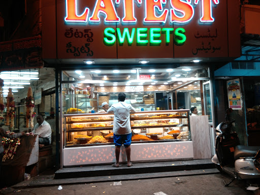 Latest Sweets, Dargah Yousufain Road, Nampally, Red Hills, Hyderabad, Telangana 500004, India, Sweet_shop, state TS