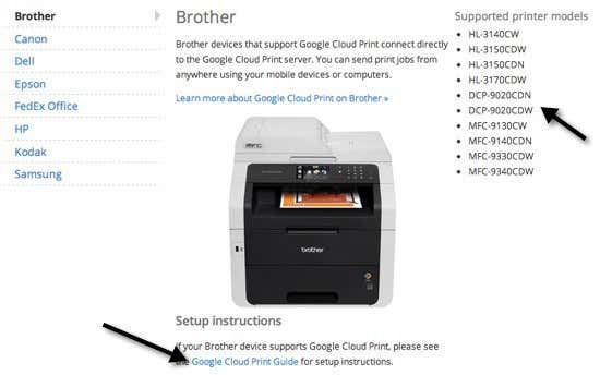 Cloud-ready printers