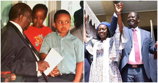 Mwai Kibaki Junior, the grandson of Kenya's late third president photo
