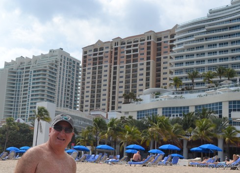 Enjoying the beach