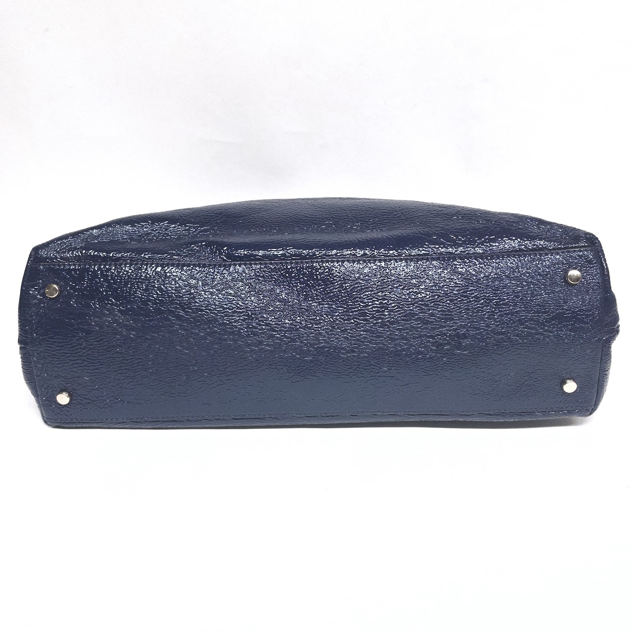 Kate Spade Blue Patent Leather Shoulder Bag