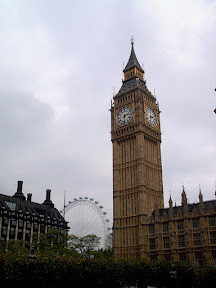 Big Ben and the London Eye