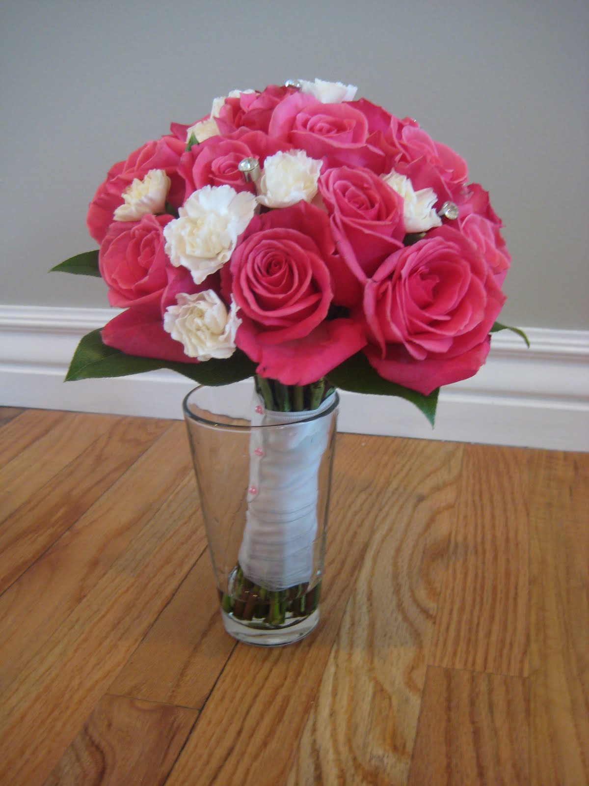 carnation wedding bouquet