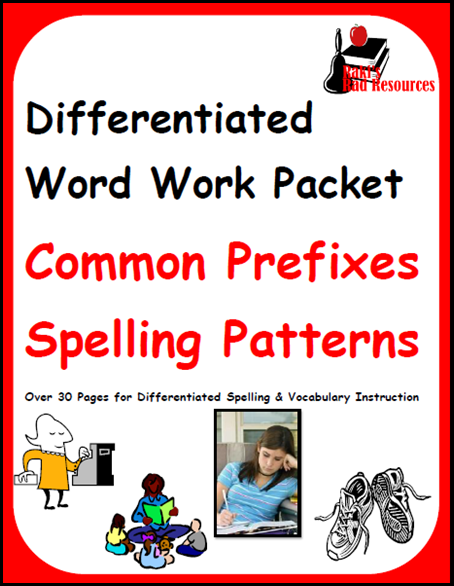 Double Giveaway!!! 3,000 Followers and my birthday giveaway - stop by Raki's Rad Resources to find out about 4 awesome option incuding this free prefixes spelling pattern.