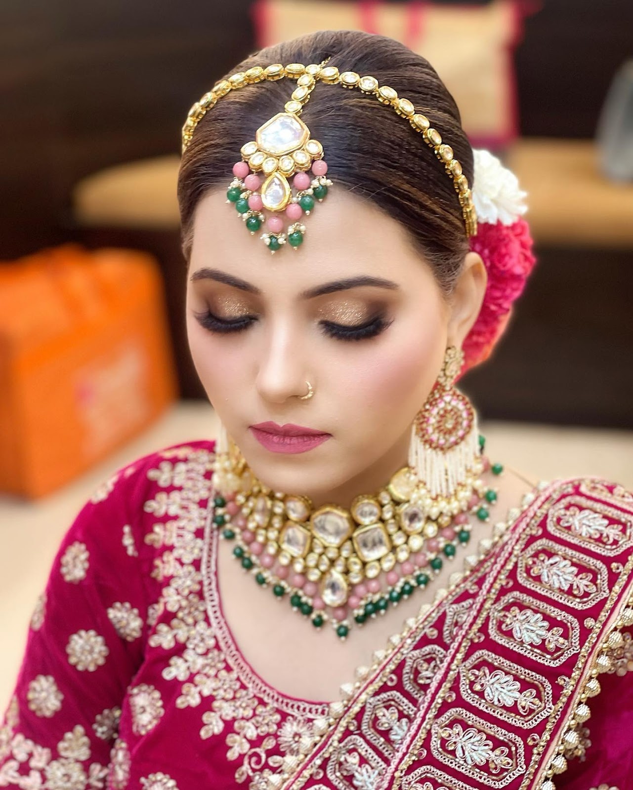 Punjabi girl's bridal makeup tutorials - Village Barber Stories