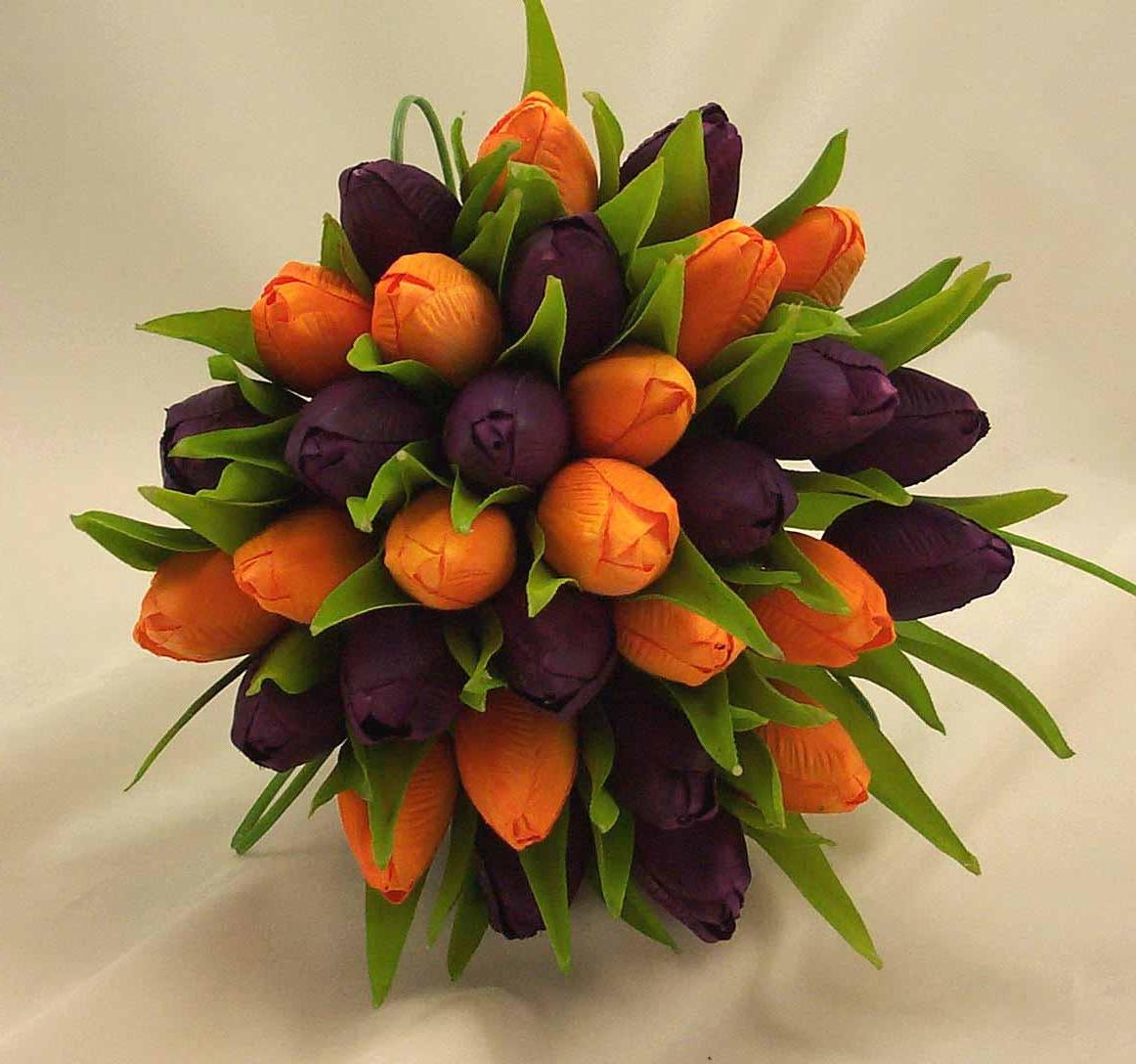 Orange and Purple Wedding