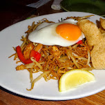 delicious bami at a fusion restaurant in Ebisu in Shibuya, Japan 