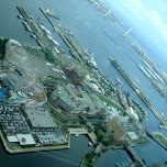 view from the landmark tower in Yokohama, Japan 