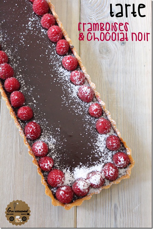 Tarte Framboises Chocolat Noir 2