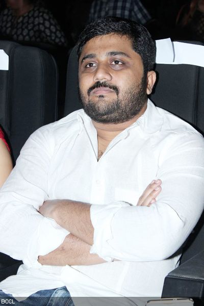 KE Gnanavel Raja spotted at the audio launch of their movie 'Settai', held at Sathyam Cinemas in Chennai.